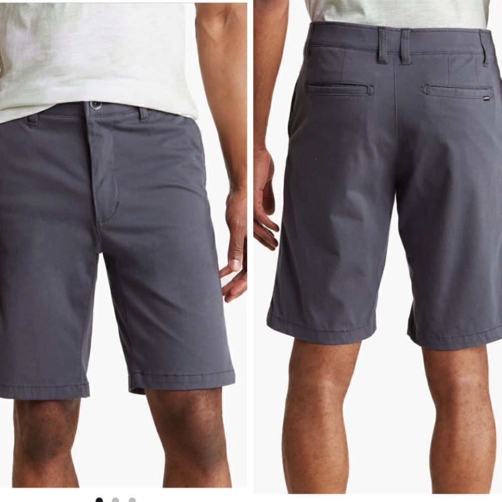 Union Chino Flex Knit Twill Jean Shorts Size 33